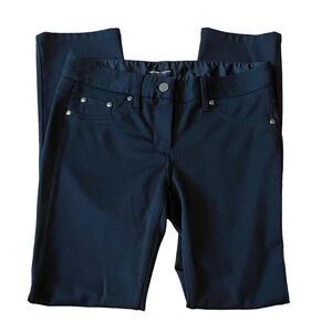 New York & Company Woman's Slim Straight Black Pants Size 2 Office Career Wear